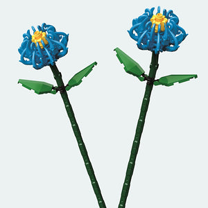 TWO BLUE CHRYSANTHEMUMS | 100 pieces