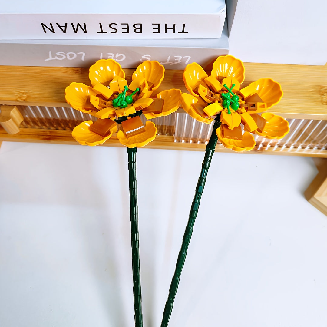 DWA KWIATY MAGNOLII | 100 elementów