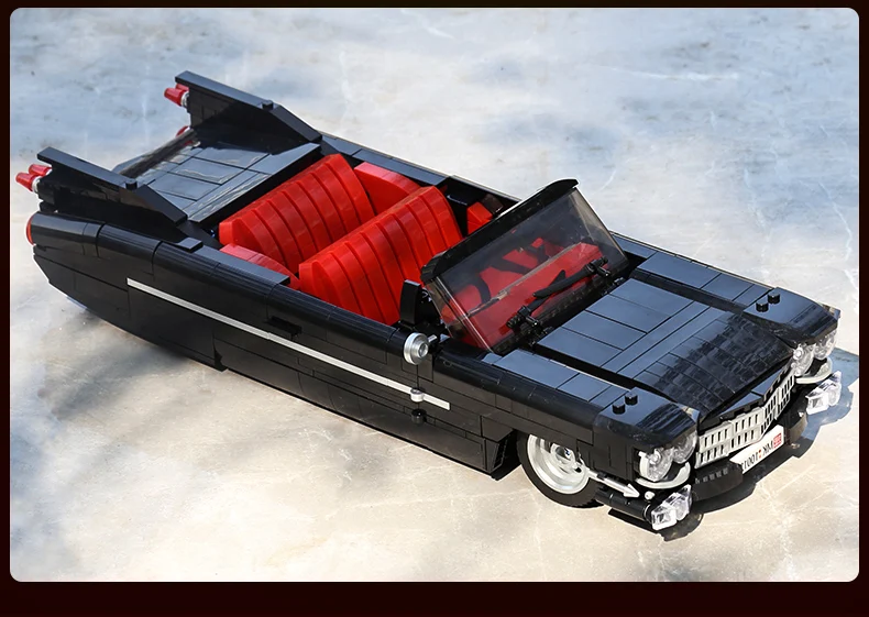ELEGANCKI CZARNY KABRIOLET | 1245 elementów