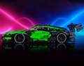 GREEN GT3 SPORTS CAR | 1644 pieces