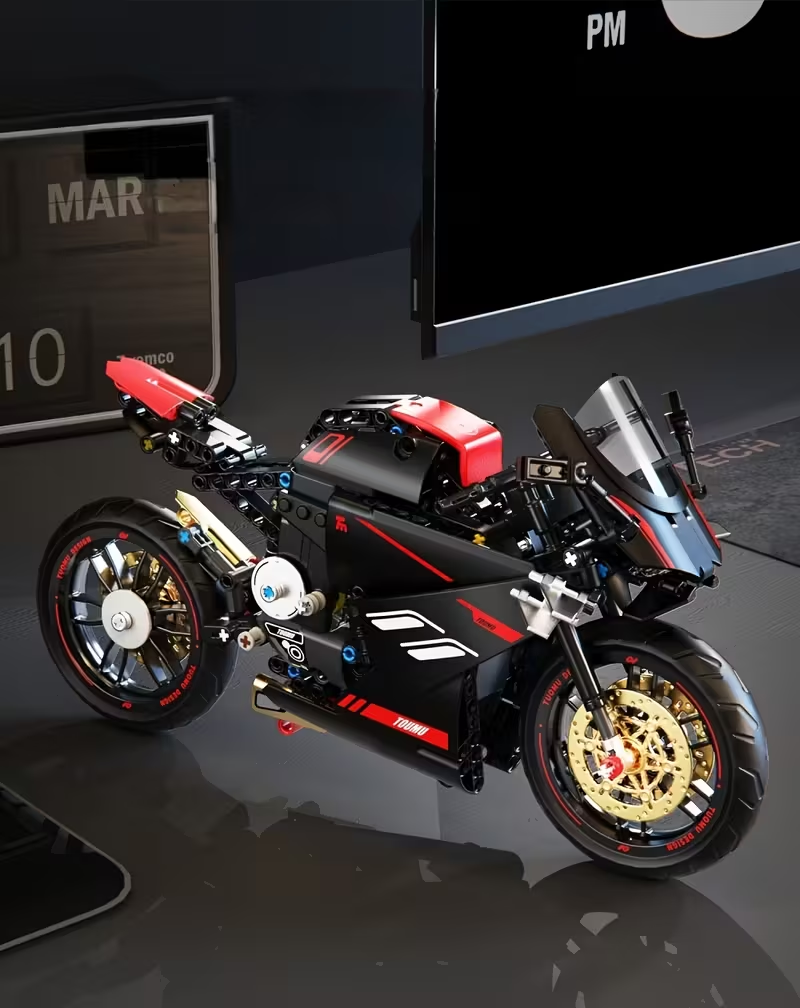 FUTURYSTYCZNY MOTOCYKL | 500 elementów