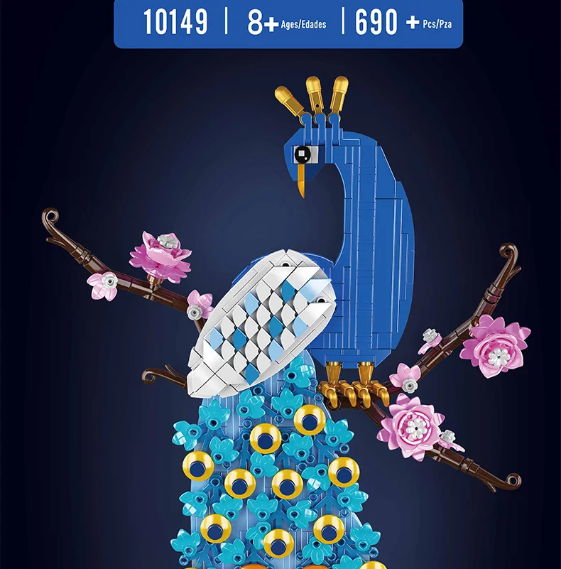 PIĘKNE KOLOROWE PTAKI | 1052 elementów