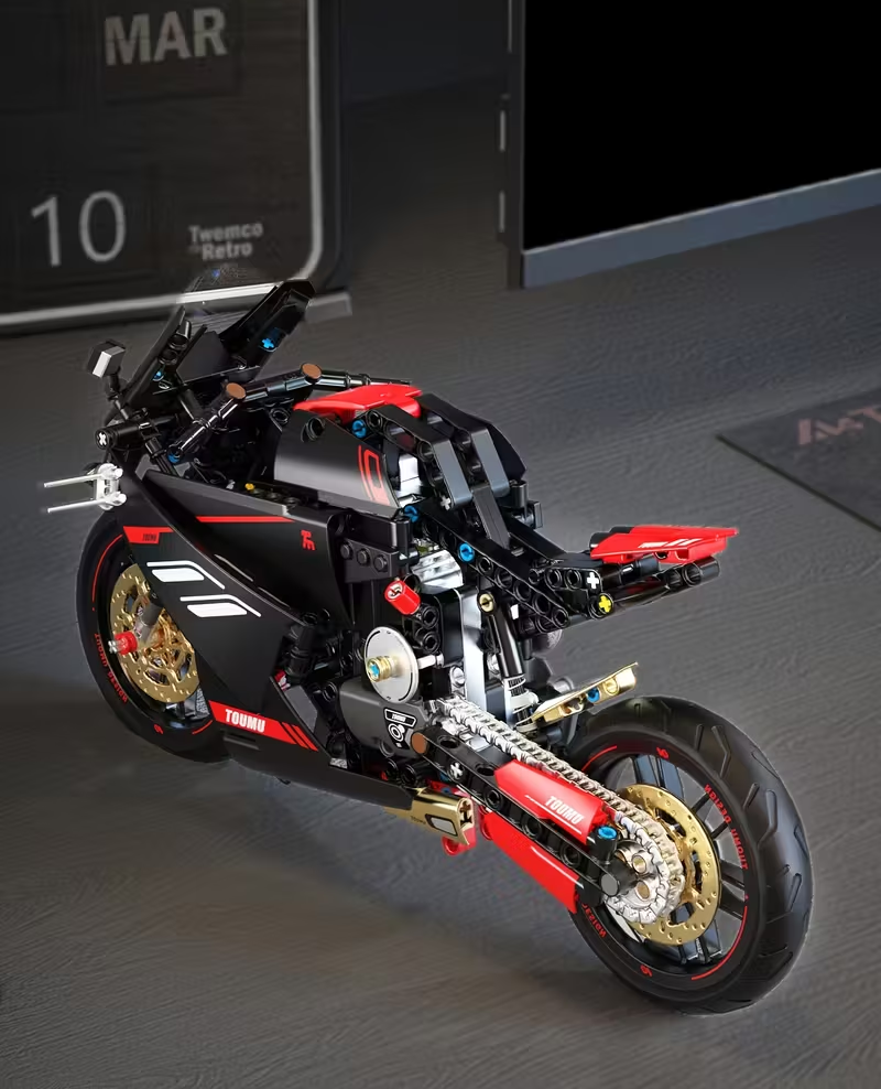 FUTURYSTYCZNY MOTOCYKL | 500 elementów