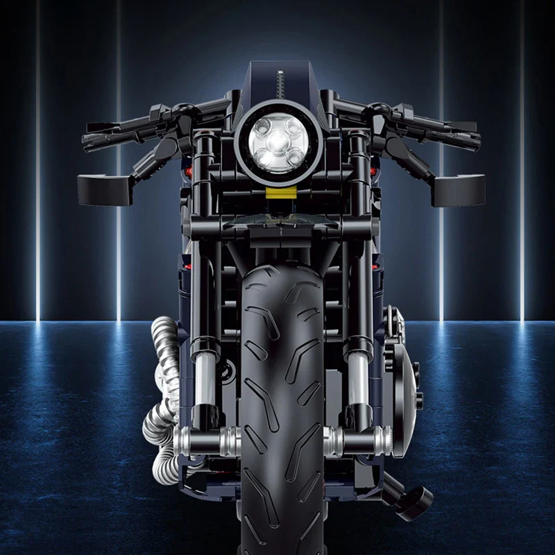 MOTOCYKL DO WYŚCIGÓW NOCNYCH 1:8 | 632 elementów