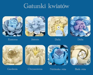 KSIĘŻYCOWY ŁAPACZ SNÓW Z KWIATÓW | 934 elementów