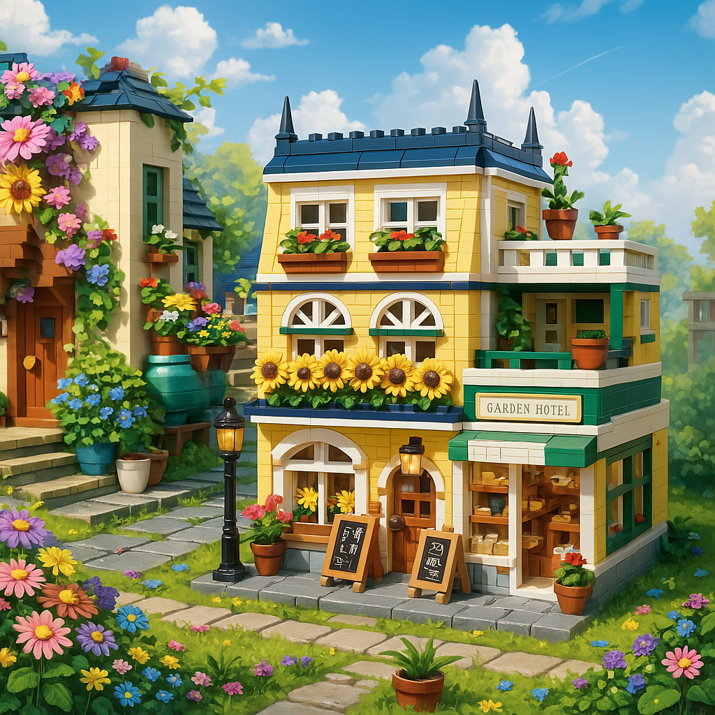 ELEGANCKI DWUPIĘTROWY HOTEL | 998 elementów
