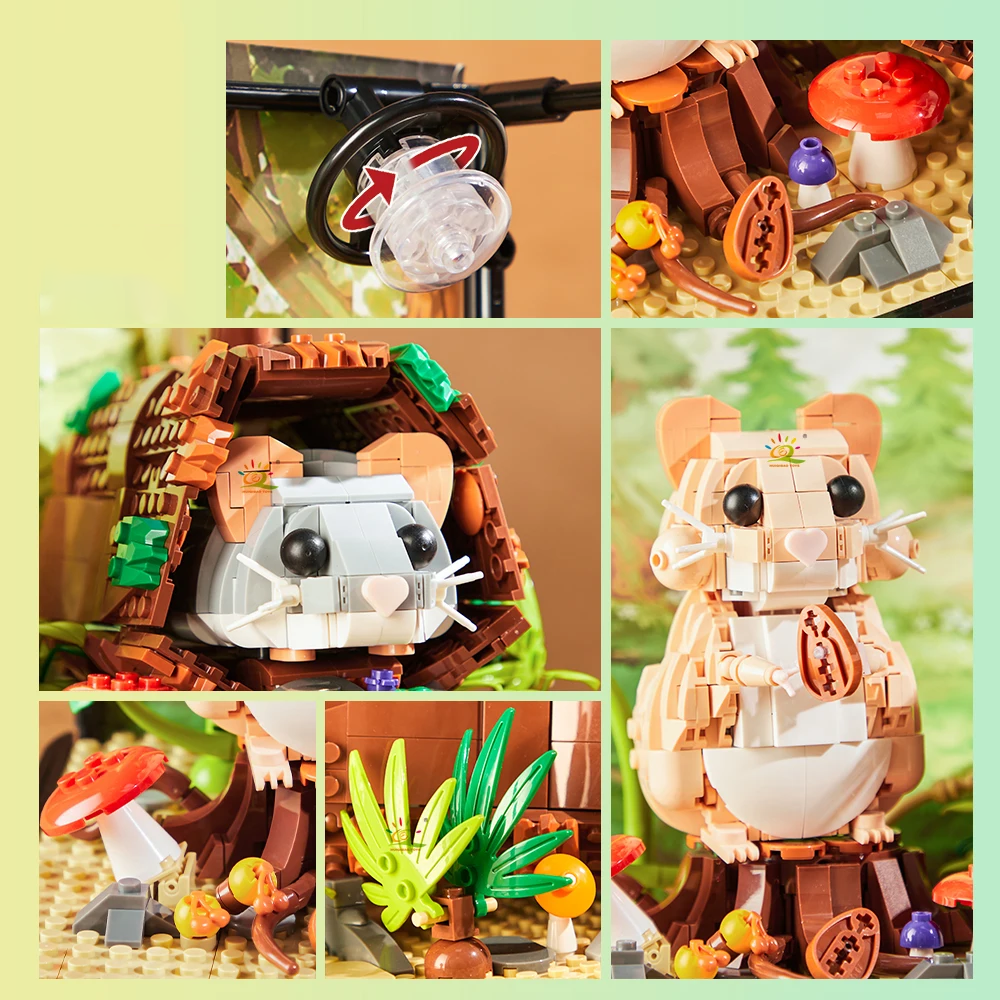 UROCZE CHOMIKI W TERRARIUM | 1158 elementów