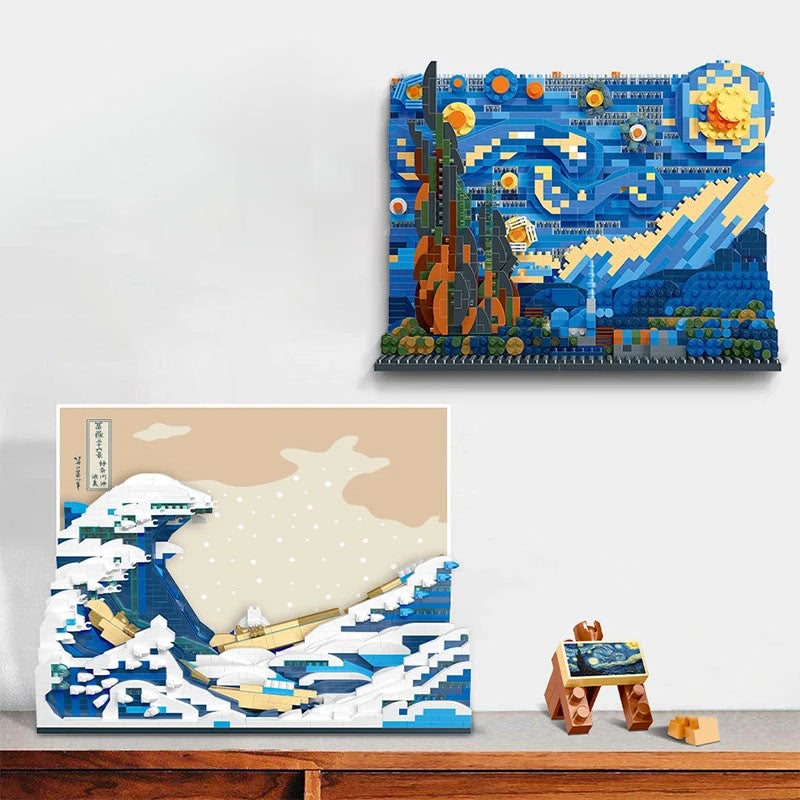 OBRAZY VAN GOGHA I HOKUSAI KATSUSHIKA | 4154 elementów